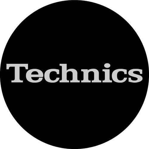 Technics Slipmat Simple 2: Silver on Black