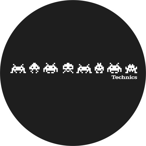 Technics Slipmat Space Invaders