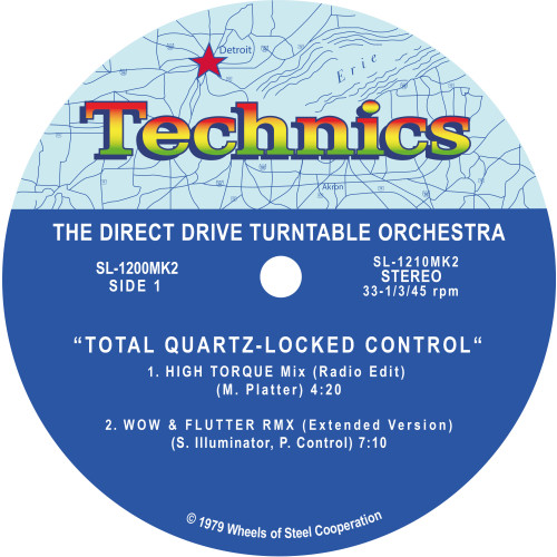 Technics Slipmat Motown