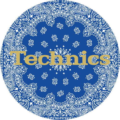 Technics Slipmat Bandana 2: Blue