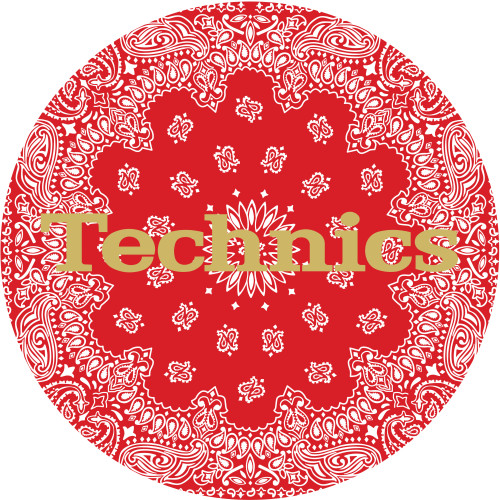 Technics Slipmat Bandana 3: Red