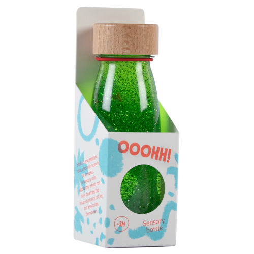 Petit Boum Sensory Toy Bottle Float (Green)