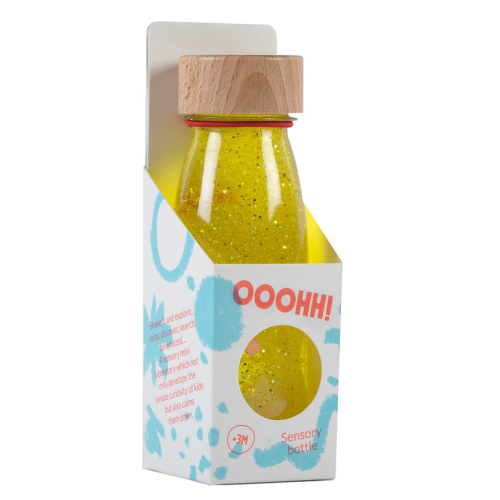 Petit Boum Sensory Toy Bottle Float (Yellow)