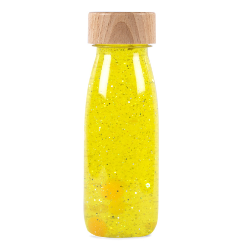 Petit Boum Sensory Toy Bottle Float (Yellow)