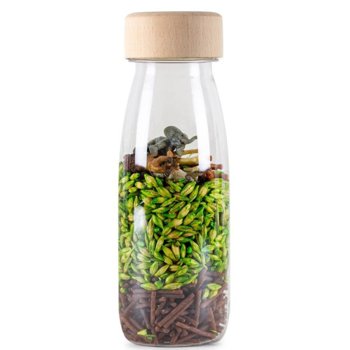 Petit Boum Sensory Toy Bottle Spy (Jungle)