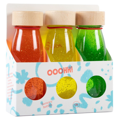 Petit Boum Sensory Toy Bottle Pack (Twilight)
