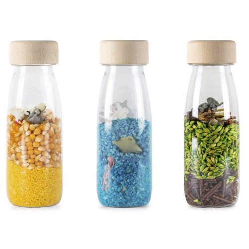 Petit Boum Sensory Toy Bottle Pack (Nature)