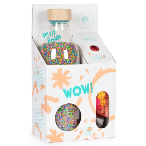 Petit Boum Sensory Toy Bottle Touch Rice Wow!