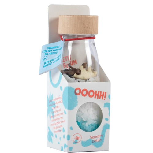 Petit Boum Sensory Toy Bottle Spy (Arctic)