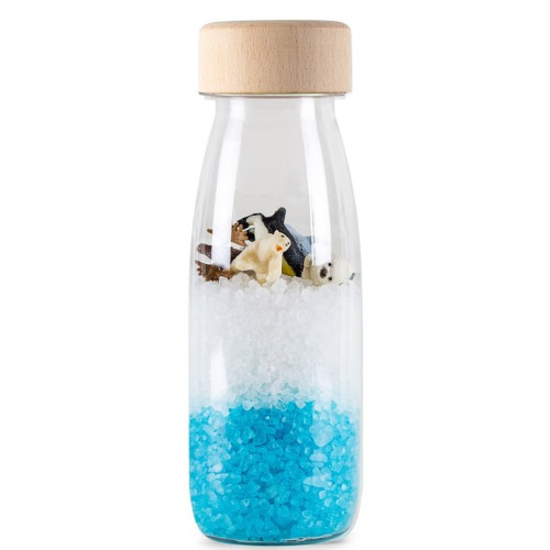 Petit Boum Sensory Toy Bottle Spy (Arctic)