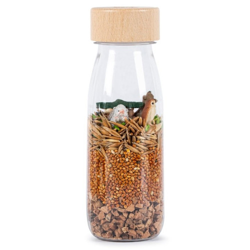 Petit Boum Sensory Toy Bottle Spy (Forest)