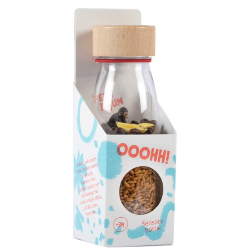 Petit Boum Sensory Toy Bottle Sound (Monkey)