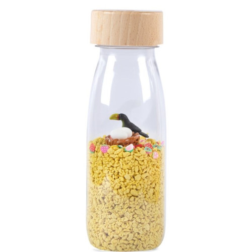 Petit Boum Sensory Toy Bottle Sound (Toucan)