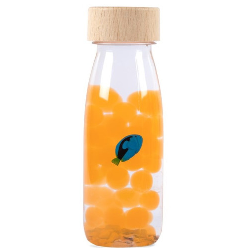 Petit Boum Sensory Toy Bottle Sound (Blue Tang)