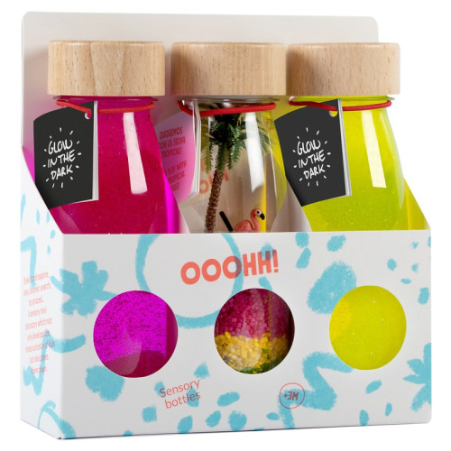 Petit Boum Sensory Toy Bottle Pack (Paradise)