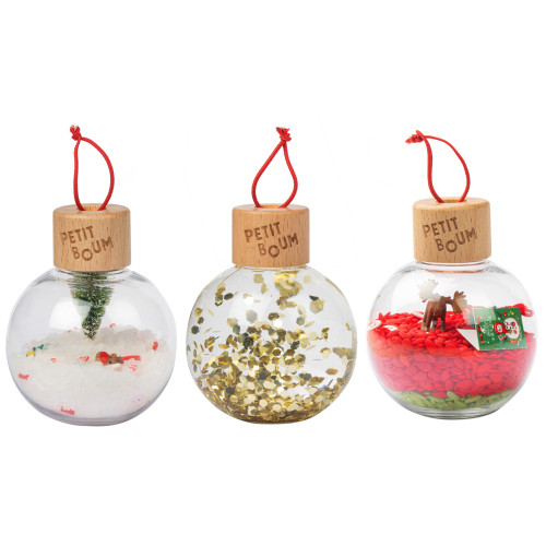 Petit Boum Sensory Toy Christmas Sensory Baubles