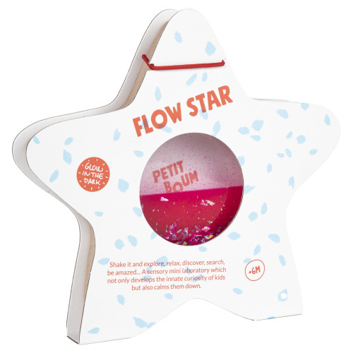 Petit Boum Sensory Toy Nebula Flow Star (Pink)