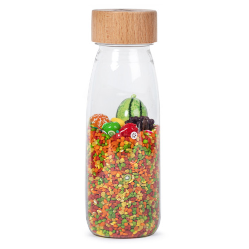 Petit Boum Sensory Toy Bottle Learn (Fruits)