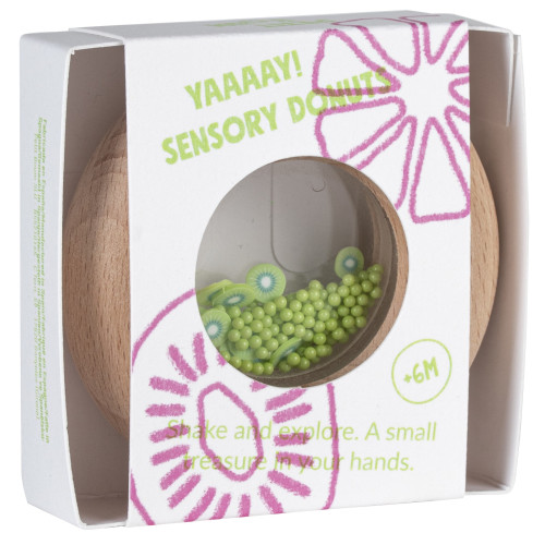 Petit Boum Sensory Toy Donut (Kiwis)