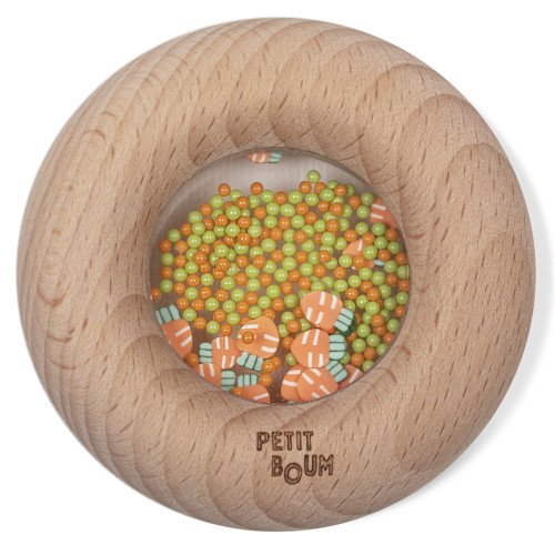 Petit Boum Sensory Toy Donut (Carrots)