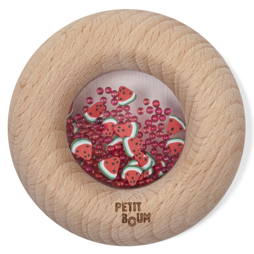 Petit Boum Sensory Play Toy Donut (Watermelon)
