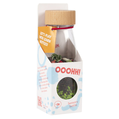 Petit Boum Sensory Toy Bottle Learn (Veggies)
