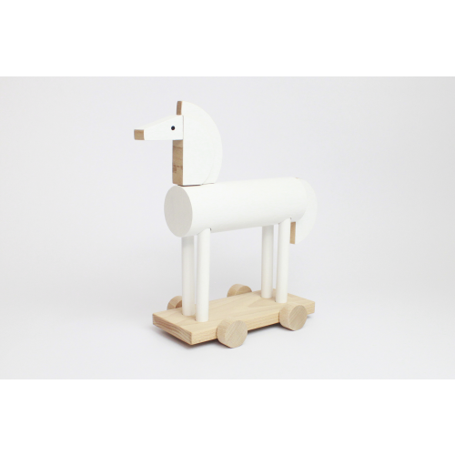 Kutulu Wooden Toy - Ortus Horse (White)