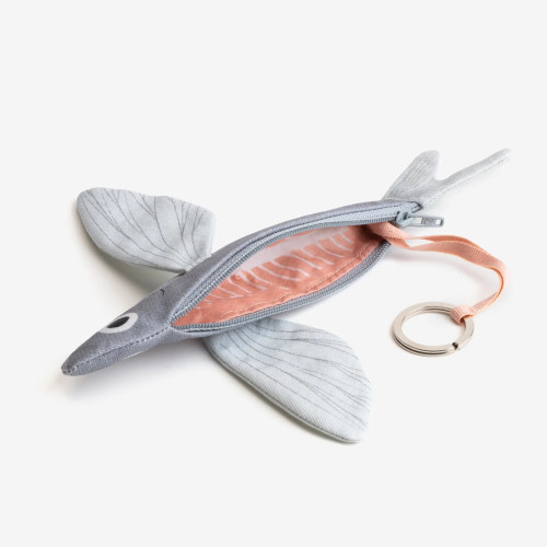 Don Fisher Keychain Flying Fish (Grey)