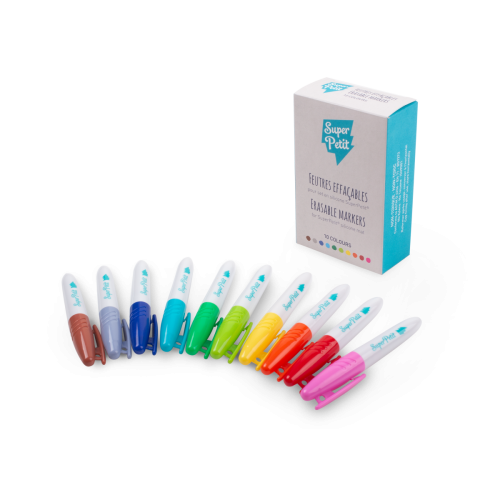 Super Petit Eraseable Markers for Silicone - 10 Colours