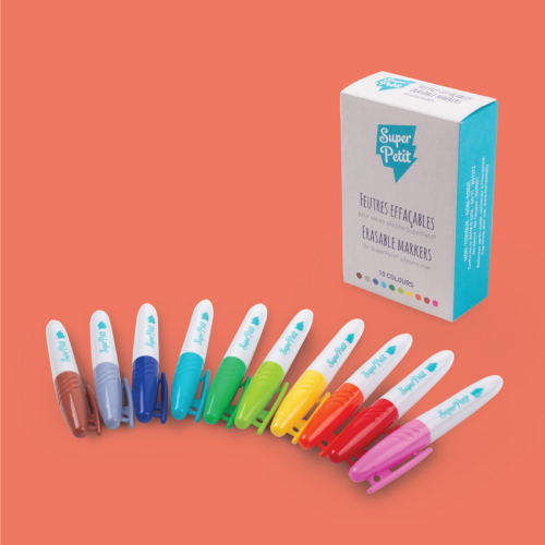 Super Petit Eraseable Markers for Silicone - 10 Colours