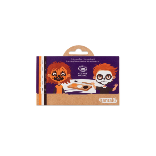 Namaki Face Painting Kit 3 Colours - Pumpkin & Skeleton