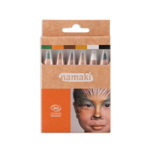 Namaki Face Painting Pencils - Set Of 6 - Wildlife