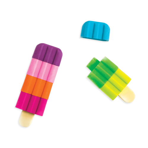 Ooly Icy Pops Erasers - (Set of 4)