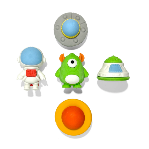 Ooly Outta This World Scented Erasers- Set of 5