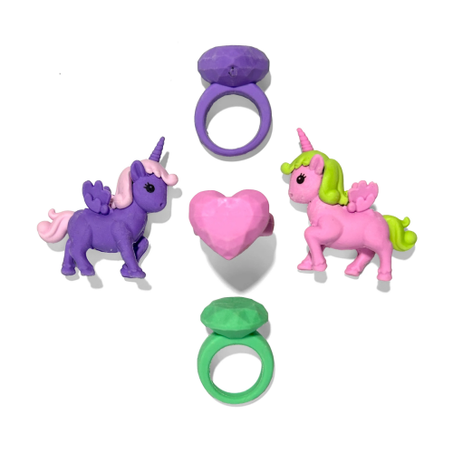 Ooly Unicorn Wishes Scented Erasers- Set of 5