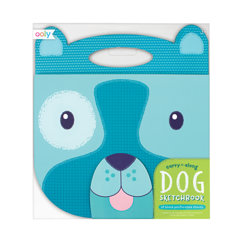 Ooly Carry Along Sketchbook - Dog (9" x 7" Paper)