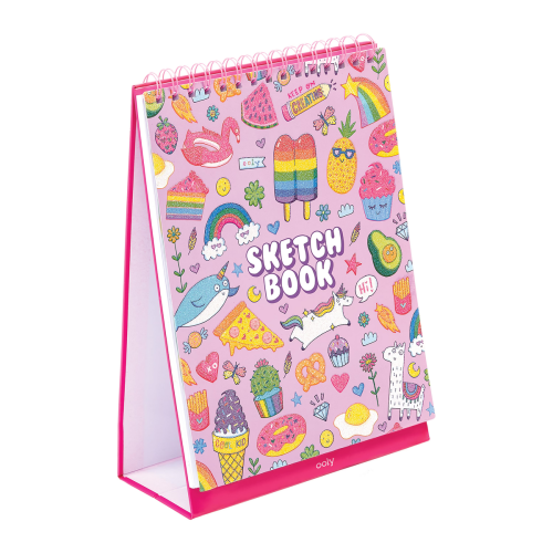 Ooly Sketch & Show Standing Sketchbook: Cute Doodle World - 1 PC (8" x 10.5")
