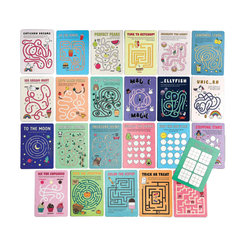 Ooly Activity Cards - Mini Mazes Set of 24
