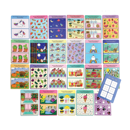 Ooly Activity Cards - Spot The Difference Set of 24