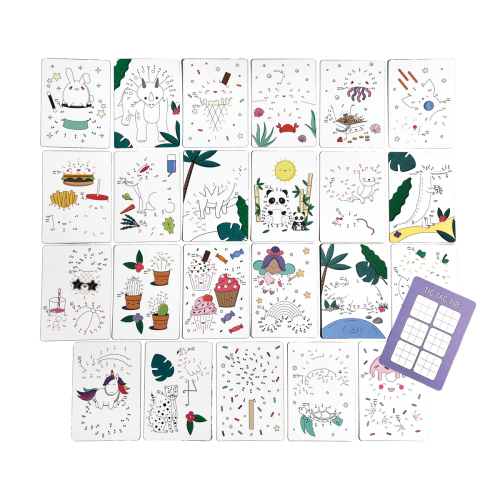 Ooly Activity Cards - Connect The Dots Set of 24