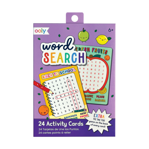 Ooly Activity Cards - Word Search Set of 24