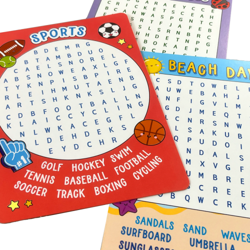 Ooly Activity Cards - Word Search Set of 24