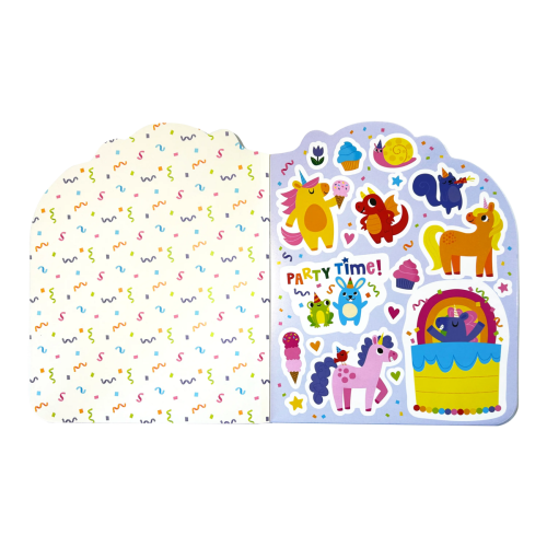 Ooly Playful Pages Activity Book - Unicorn Party (60 Page Activity Book & Stickers)