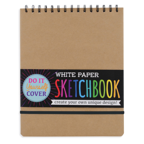 Ooly D.I.Y. Sketchbook - Large White Paper (8"x10.5")