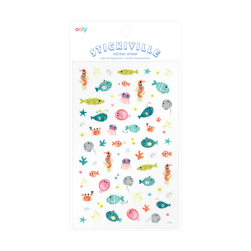 zzOoly Stickiville Stickers: Ocean Buddies - Standard (1 Sheet)