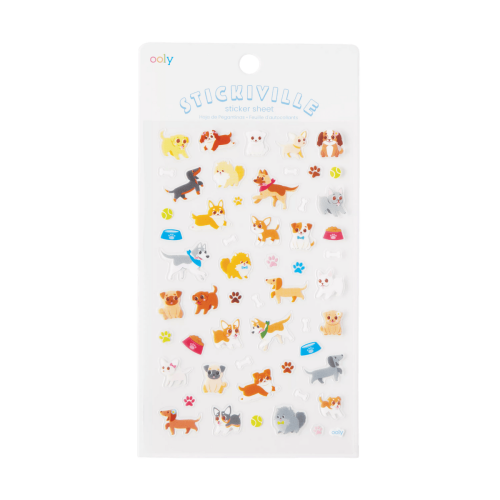 Ooly Stickiville Stickers: Puppy Love - Standard (1 Sheet)