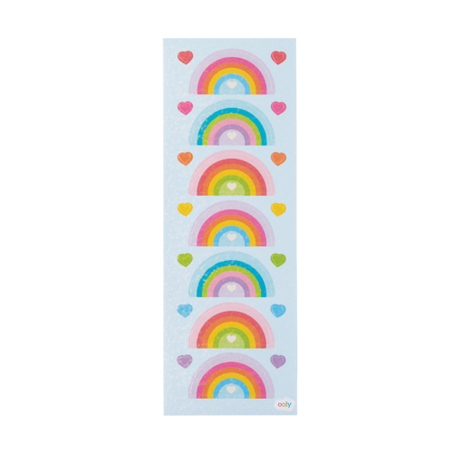 Ooly Stickiville Stickers: Rainbow Love - Skinny (2 Sheets)