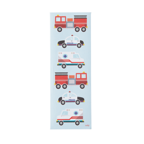 Ooly Stickiville Stickers: Helping Vehicles - Skinny (2 Sheets)