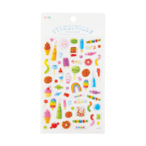 Ooly Stickiville Stickers: Candy Shoppe - Standard (1 Sheet)