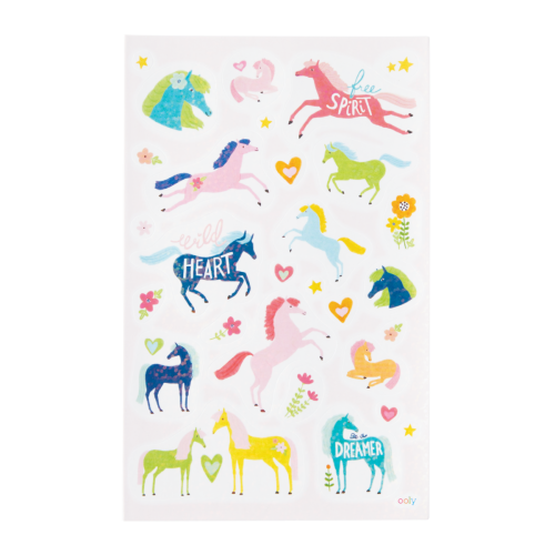 Ooly Stickiville Stickers: Wild Horses - Standard (1 Sheet)